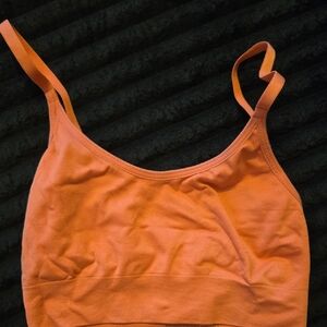 Vibrant Orange Sports Bra